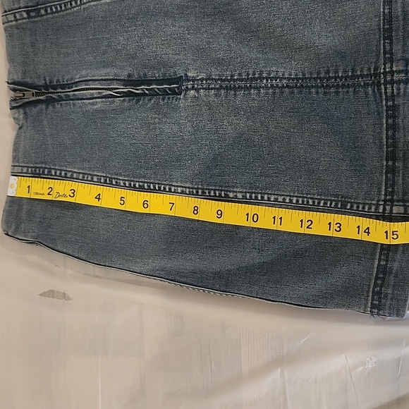 Free People Classic Blue Mini Skirt - Picture 11 of 12